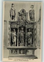 47546 W4192 Kalkar , Niederrhein 1914 - St. Crispinus-Altar a.d. Jahre 1580 i.d. Nicolai-Pfarrkirche