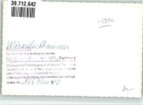 57319 W5920 Wunderthausen FOTO KEINE AK Foto Original aus Archiv eines Ansichtskartenverlags Ort handschriftlich