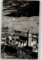 79215 W7807 Elzach Foto AK mit Pfarrkirche St. Nikolaus