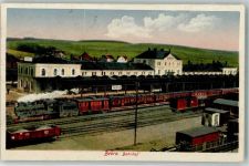 36179 W6440 Bebra 1923 Gebrauchsspuren Bahnhof Eisenbahn Iflationsmarken 120Mark