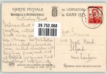 Gand Gent 1913 - Ausstellung 1913