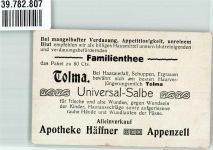 Appenzell Der Furchtbare Eber Chinesisches Märchen Apotheke Häffner Serie 5551. 6. Sammelbild Motiv China KEINE AK