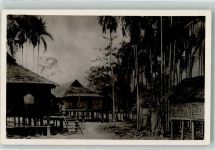 Jakarta Batavia Foto AK Ausstellung Paris 1931 Indo-Chine village indigéne
