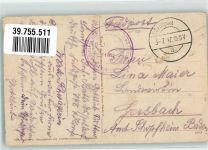 70190 Cirey 1817 Foto AK Marktplat Feldpost WK I