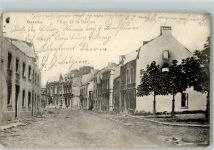 Battice 1915 Foto AK Rue de la Station Feldpost WK I