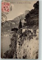 Monaco 1913 Foto AK Briefmarke Bildseite