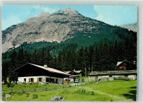 6105 Leutasch Foto AK Ganghofer Haus Tilfuss-Alm