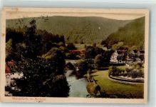 38889 O3721 Wendefurth 1927 - mit Historischer Steinbrücke über die Bode Verlag Greve