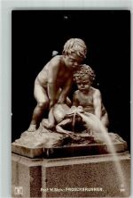 Froschbrunnen Kinder von W.Stein Frosch