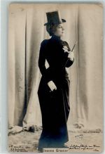 Sängerin Jeanne Granier Reutlinger (Paris) 1902 Gebrauchsspuren