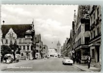 87719 W8948 Mindelheim - Marienplatz Eiswagen Oldtimer Telefonzelle