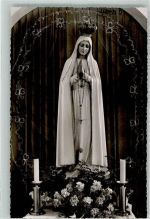 51597 W5222 Morsbach , Sieg Foto AK Fatima Madonna Herzmarien Kirche Alzen