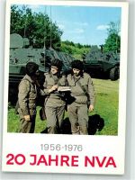 Soldaten 20 Jahre NVA DDR Panzer nach 1945 Foto AK