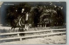 Opernsänger Carl Clewing Hindernisreiten