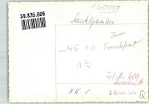 W6000 Frankfurt am Main Mantelpavian Ort handschriftlich Zoo FOTO KEINE AK