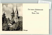74249 W7110 Öhringen KEINE AK Stiftskirche Neujahr Glückwunsch
