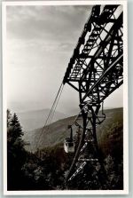 W7800 Freiburg im Breisgau Schauinsland Schwebebahn Foto AK