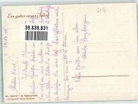 Neujahr Engel Verlag Josef Müller Nr. 14055 Schönermark Künstlerkarte