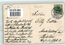 Winter Wohnhaus Postbote 1913 Künstlerkarte