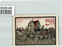 06449 O4320 Aschersleben , Sachs-Anh 1921 Notgeldschein 25 Pfg. Nr. 067607 Platzanweisung Stadtsparkasse