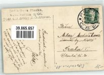Kiesewald Michalowice Holzfloß Sammelstelle Stempel: Pecice Forstwirtschaft 1930 Privatfoto AK