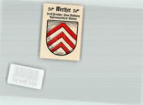33824 W4806 Werther Westf. Vignette Wappenmarke Kaffee Hag Nr. 41