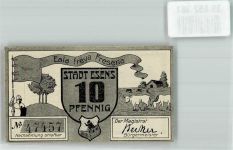 26427 W2943 Esens Notgeldschein 10 Pfennig Nr. 47457