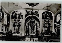 77833 W7583 Ottersweier Foto AK Wallfahrtkirche Innenansicht