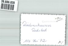 57319 W5920 Diedenshausen , Kr Wittgenstein FOTO KEINE AK Dachslach Ort handschriftlich Foto Original aus Archiv eines Ansichtskartenverlags
