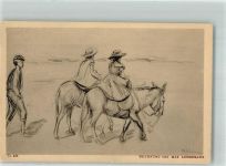 O7000 Leipzig Reitende Frauen Museum d. bildenden Künste EAS Nr. 222 Liebermann, M. Künstlerkarte