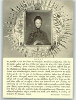 10115 W1000 Lankwitz Künstlerkarte Gebet Sei gegrüßt Maria Baustein für die Muttergottes-Gnadenkapelle Sedes Sapientiae