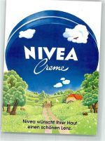 W2000 Hamburg Nivea-Creme Frühlingslandschaft Werbung Kosmetik Werbe AK