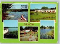 17255 O2081 Wustrow b Wesenberg, Meckl 1983 - Schwimmbad Pension Textima Campingplatz Canow