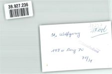 84419 W8257 St. Wolfgang b Dorfen, Stadt FOTO KEINE AK Unterkunftsgebäude Foto Original aus Archiv eines Ansichtskartenverlags Ort handschriftlich Striche auf Bildseite