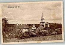 97650 W8741 Fladungen 1929 - mit der Kath. Pfarrkirche St. Kilian