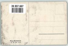09648 O9251 Kriebstein Künstlerkarte Burg Kriebstein um 1850