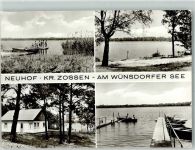 15806 O1631 Neuhof b Zossen b Berlin - Schwimmbad Pension Bungalow Braunkohlenwerk Tröbitz Foto PGH Rotophot