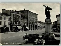 48017 Conselice 1957 Foto AK Denkmal Corso Garibaldi