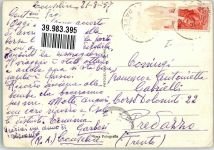 48017 Conselice 1957 Foto AK Denkmal Corso Garibaldi