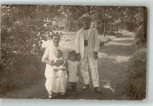 58300 W5802 Volmarstein Privatfoto AK Familienfoto Familie Richter Ort handschriftlich