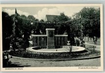 16792 O1434 Zehdenick Foto AK Friedrich-Ebert-Denkmal Verlag Goldiner