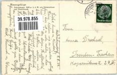 Schneekoppe 1939 Foto AK Hotel Riesengebirge Schlesierhaus Riesenbaude