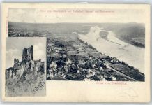 53639 W5330 Drachenfels - Gesamtansicht, Ruine