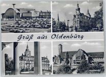 26121 W2900 Oldenburg - Weser-Ems-Halle, Schloß, Bahnhof