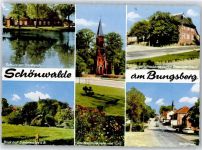 23744 W2437 Schönwalde am Bungsberg - Schule am Dorfteich, Jugendherberge, Dorfstraße, Kirche