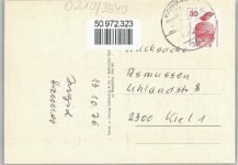 34497 W3540 Korbach - Ortspartie. Freibad, Teilansicht