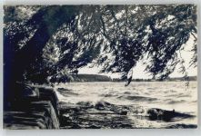 17192 O2060 Waren - Kietzpromenade bei Sturm