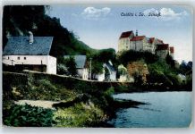 04680 O7241 Colditz Gebrauchsspuren Schloß
