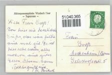 66571 W6686 Wiesbach , Saar - Müttergenesungsheim, Tagesraum