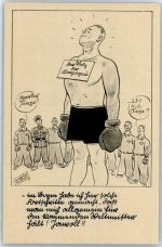 neue Scholle , Humor Boxen Künstlerkarte